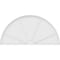 Ekena Millwork Half Round 4 Spoke Architectural Grade PVC Pediment, 84"W x 42"H x 2"P PEDPS084X420HRO04 - alternate 5